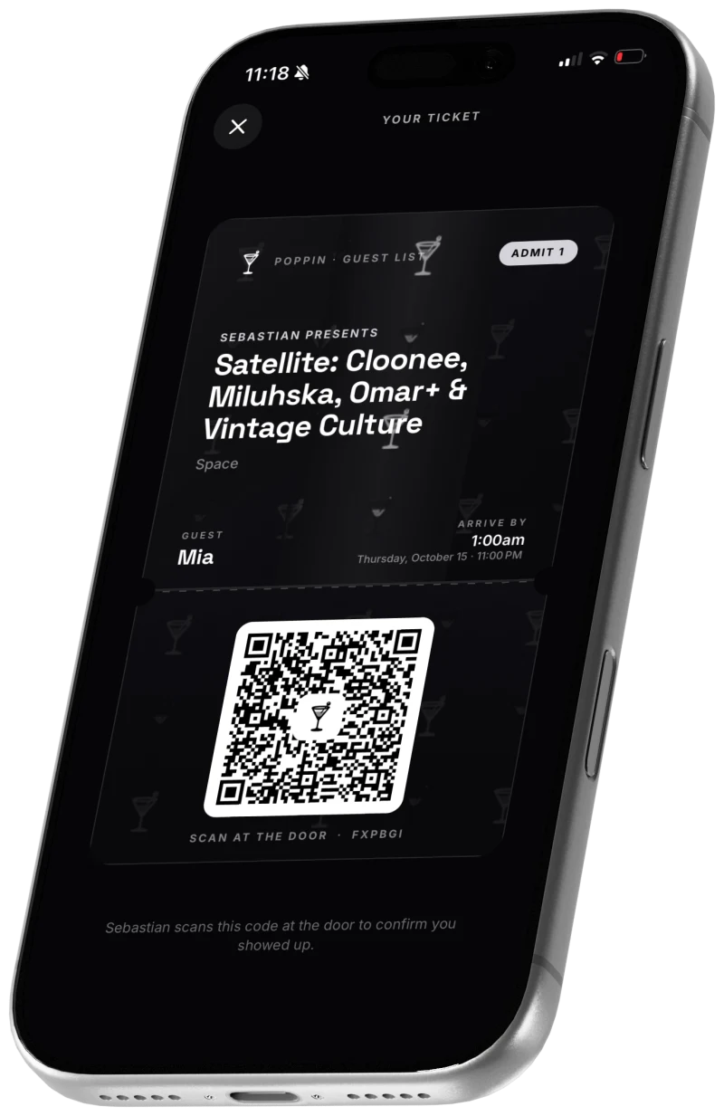 QR at the door