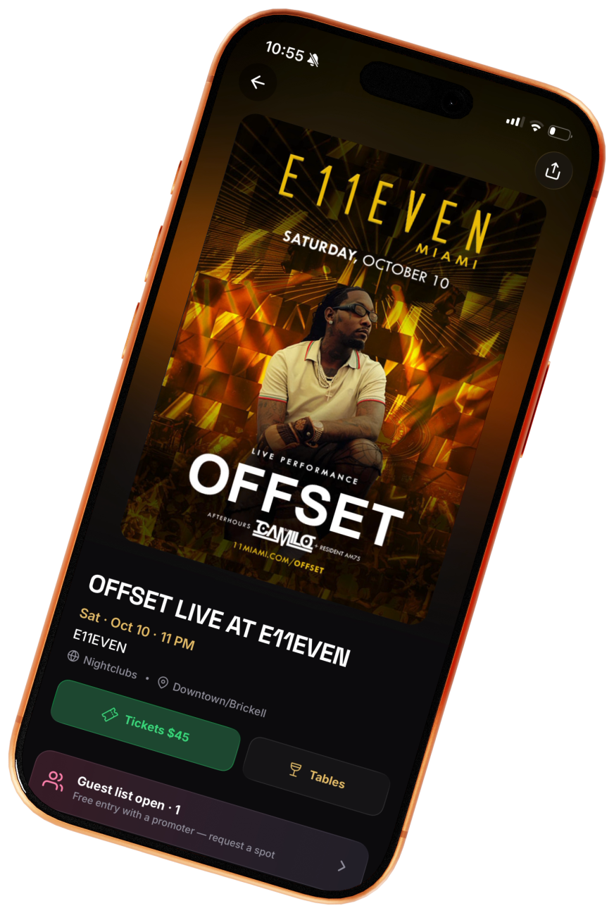 Poppin — Offset at E11EVEN, tickets and guest list